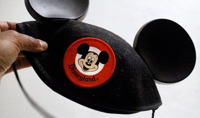 Disneyland hat.