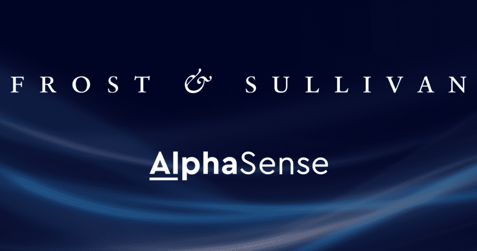 Frost & Sullivan and AlphaSense logos.