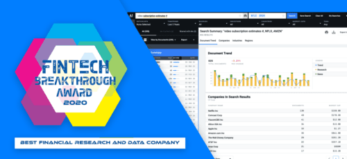 Fintech Breakthrough Award 2020