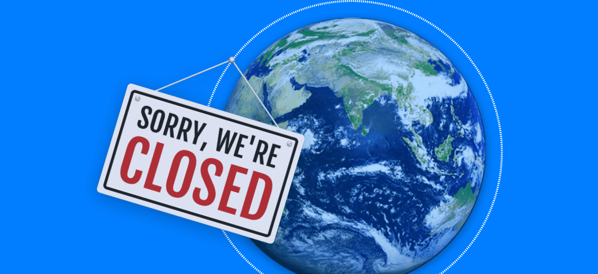 Sorry, We're Closed on Globe.