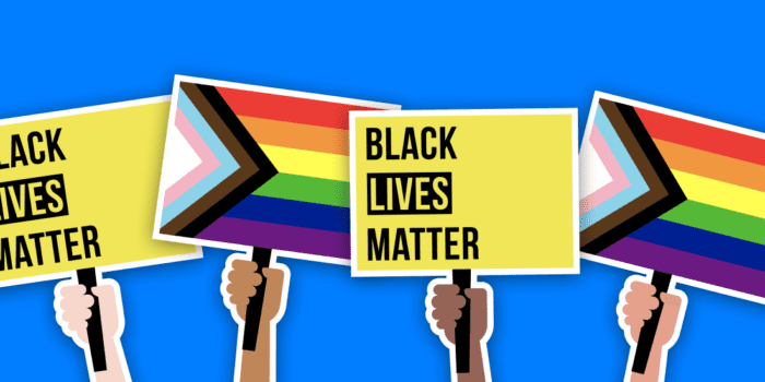 Pride and BLM Flags