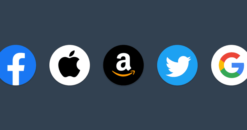 Tech company logos.
