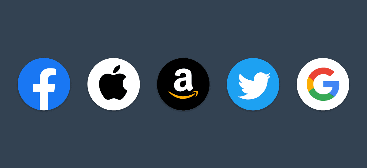 Tech company logos.