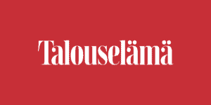 Red Talouselama logo.