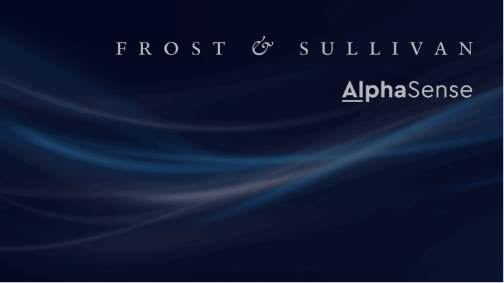 Frost & Sullivan plus Alpha sense logo.
