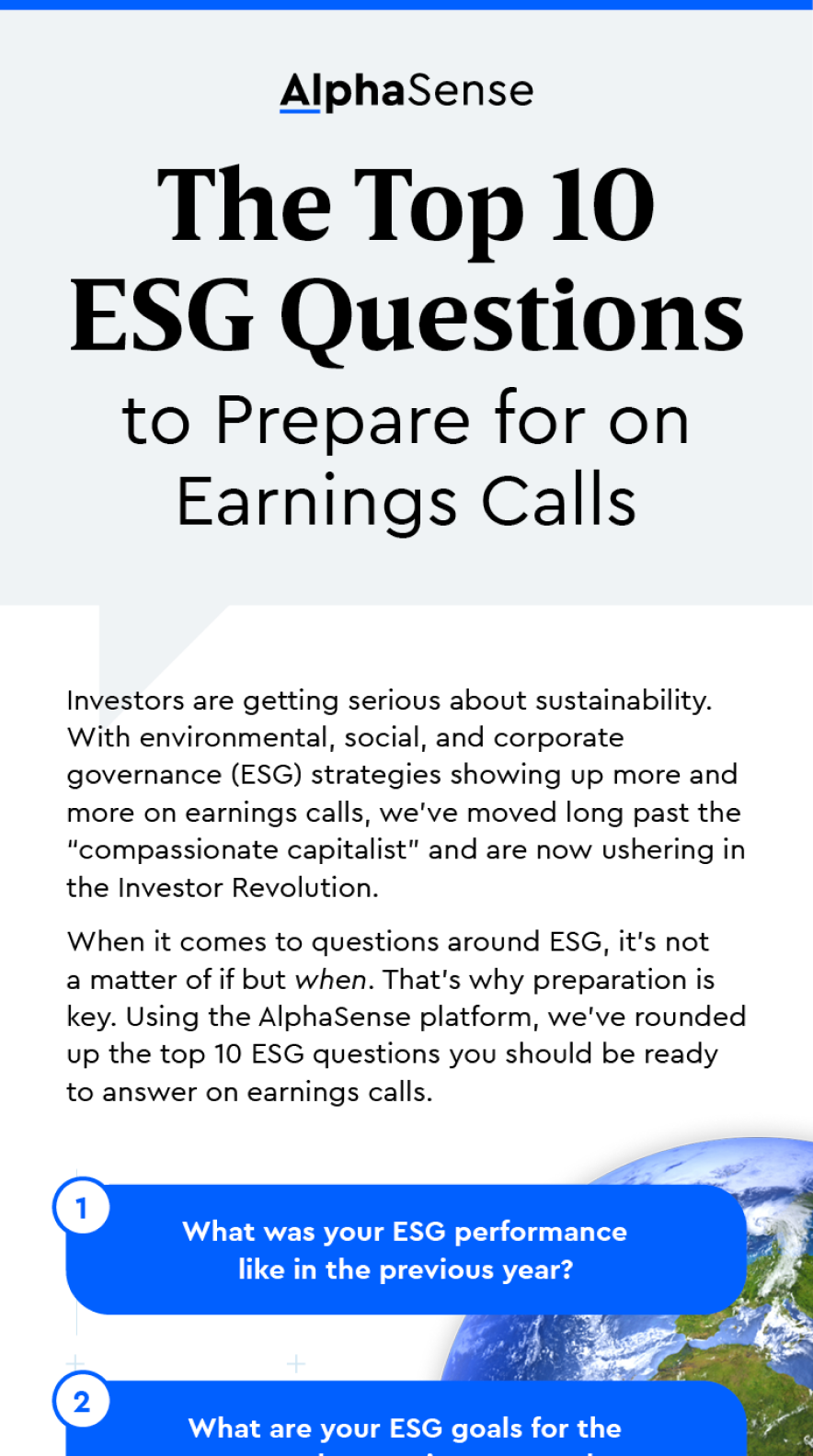 10 ESG Questions