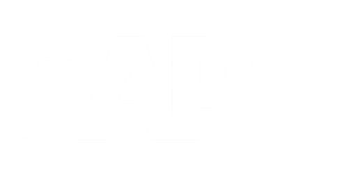 SAP logo white