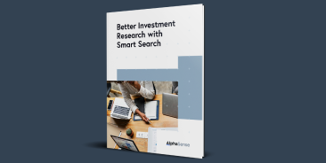 Better Investment Research with Smart Search Whitepaper