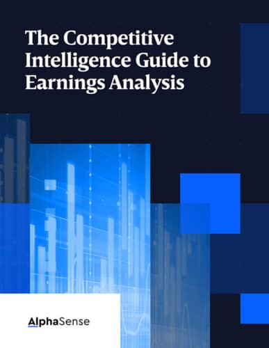 competitive intelligence guide to earnings cover