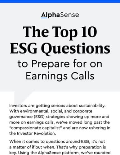 top 10 esg questions cover